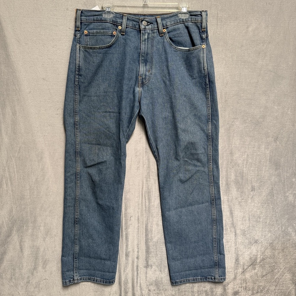Levis CW-2320 Jeans Mens 34x30 Blue Medium Wash‎ Relaxed Straight Denim Western